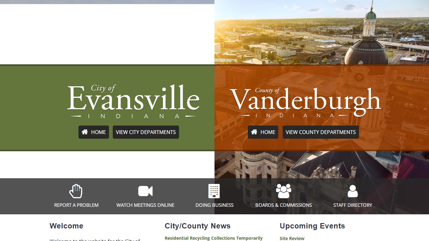 Remote Public Records Search / Vanderburgh County - Evansville, Indiana