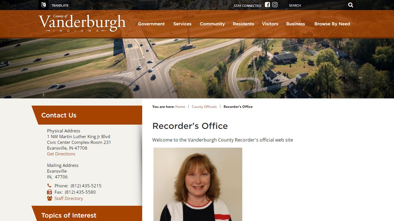 Recorder's Office / Vanderburgh County - Evansville, Indiana